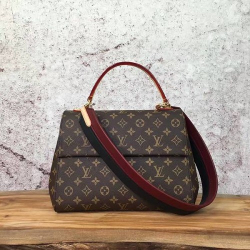 Sac Louis Vuitton Monogram Canvas CLUNY M42735 Bordeaux