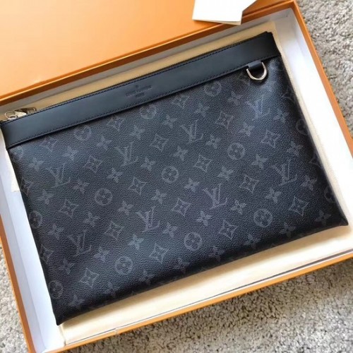 Pochette Louis Vuitton Toile Monogram POCHETTE APOLLO 61692 noir