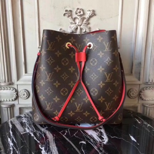 Toile Monogram Louis Vuitton NEONOE M44020 Rouge