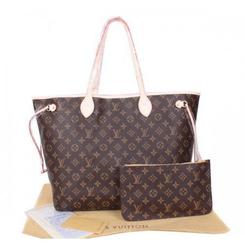 Toile Monogram Louis Vuitton Neverfull GM M40990 Beige