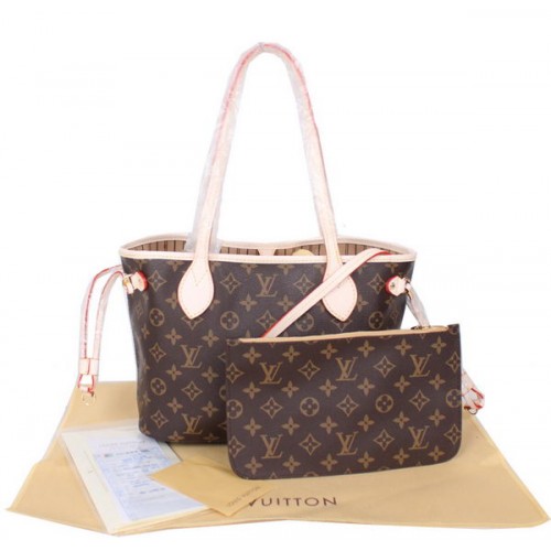 Toile Monogram Louis Vuitton Neverfull PM M41000 Beige