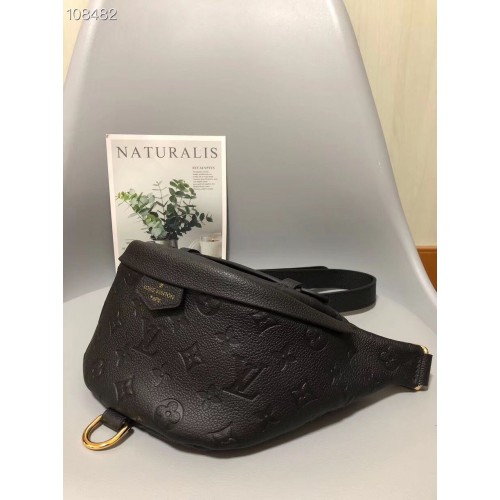 Louis Vuitton Monogram Canvas Original Sac ceinture en cuir M55426 Noir