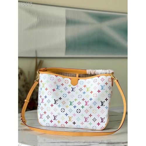 Louis Vuitton Monogram Canvas Cuir d'origine M40352 blanc