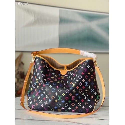 Louis Vuitton Monogram Canvas Cuir d'origine M40353 noir