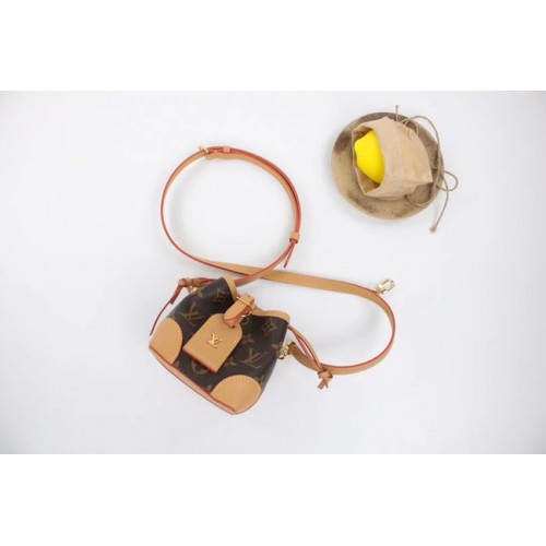 Louis Vuitton Monogram Canvas Cuir d'origine M57099 marron