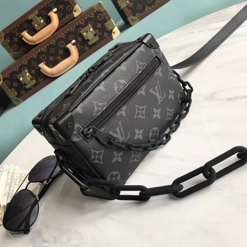 Louis Vuitton Monogram Canvas Original Leather Mini Soft Trunk M44480 Noir
