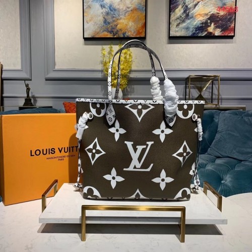 Louis Vuitton Monogram Canvas Cuir d'origine NEVERFULL MM M44567 Kaki
