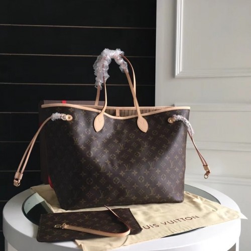 Louis Vuitton Monogram Canvas Original NEVERFULL GM M40990 abricot