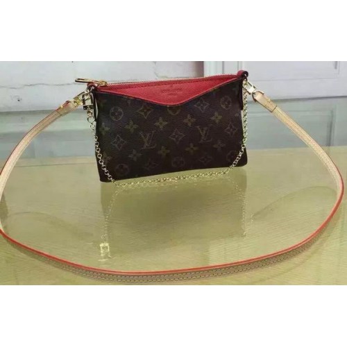 Louis Vuitton Toile Monogram PALLAS POCHETTE M41638 Cerise