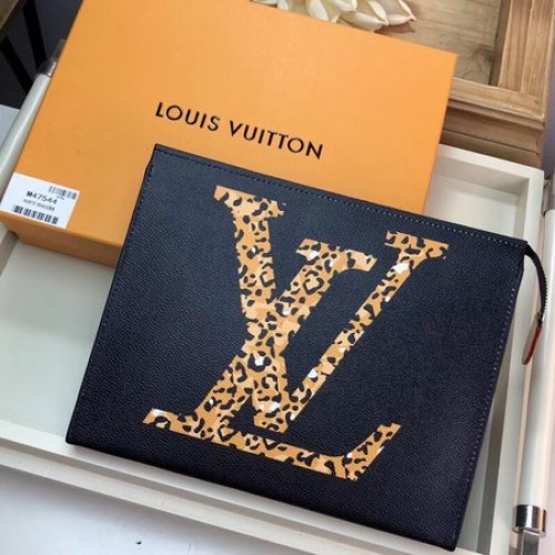 Louis Vuitton Toile Monogram Poche Toilette M47544 noir