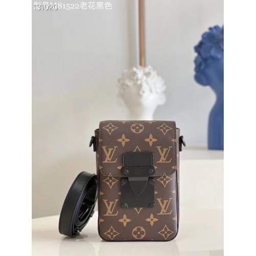 Louis Vuitton Monogram Canvas S-LOCK PORTEFEUILLE VERTICAL M81524 Noir