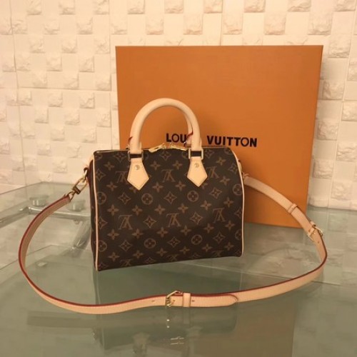 Louis Vuitton Toile Monogram Speedy 25 avec Bandoulière M40390