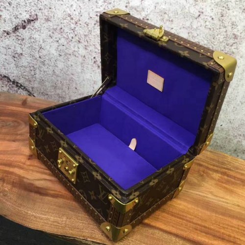 Louis Vuitton Monogram Canvas Treasure Box 40666 Bleu foncé