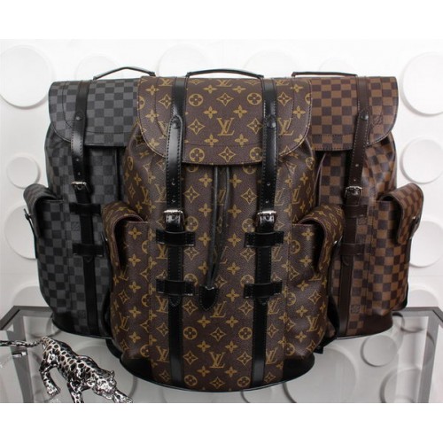 Louis Vuitton Monogramme Damier Ebene Graphite CHRISTOPHER PM M43735