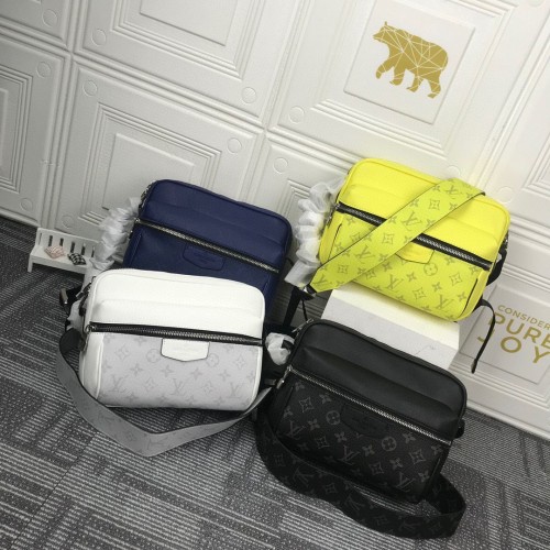 Louis Vuitton Monogram Eclipse Sac messager en cuir d'origine 30233