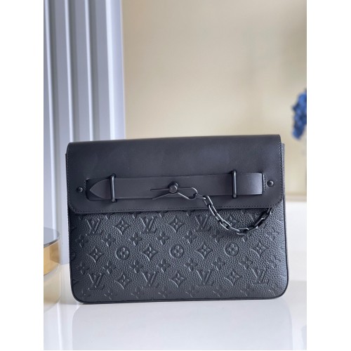 Louis Vuitton Monogram Eclipse POCHETTE Vapeur M80140 Noir
