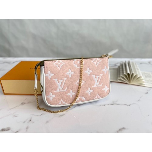 Louis Vuitton Monogramme Empreinte MINI POCHETTE ACCESSOIRES M81284 Rose