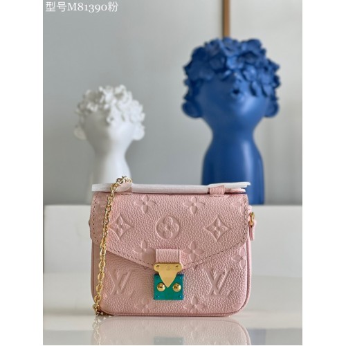 Louis Vuitton Monogramme Empreinte POCHETTE METIS BB M81390 rose