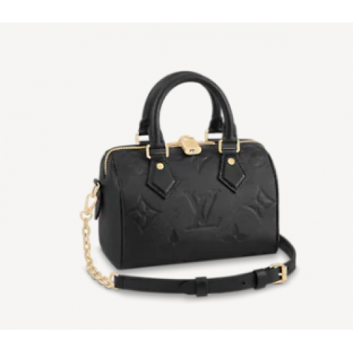 Louis Vuitton Monogramme Empreinte SPEEDY BANDOULIERE 20 M58953 noir
