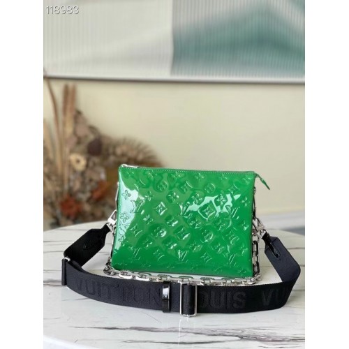 Louis Vuitton Monogramme Vernis COUSSIN PM M57793 vert