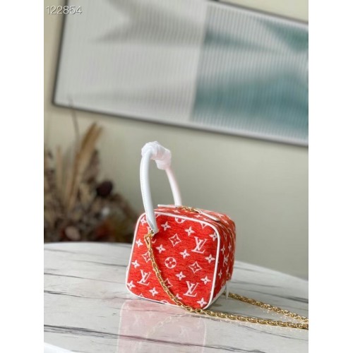 Louis Vuitton Velours jacquard Monogram m46212 rouge