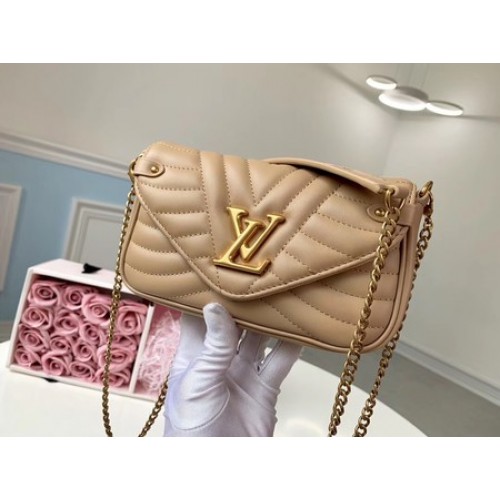 Louis Vuitton NEW WAVE Chain Bag M63956 abricot