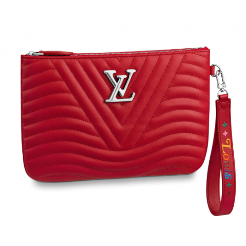 Louis Vuitton NEW WAVE Pochette zippée M67500 rouge