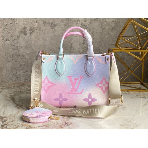 Louis Vuitton ONTHEGO Dip Dye Pastel Petit M59856 Rose&Bleu
