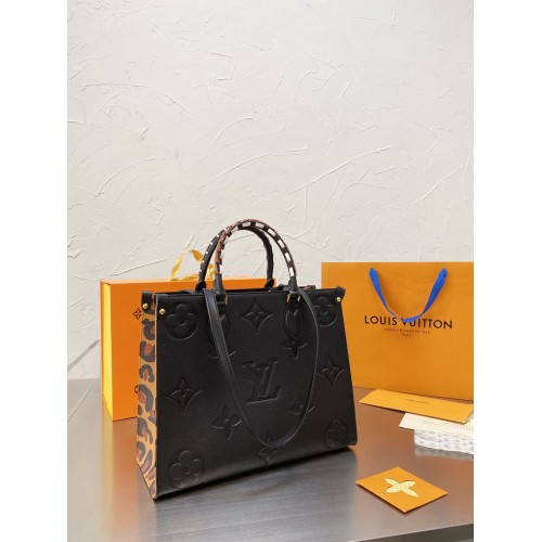 Louis Vuitton ONTHEGO Monogramme MM M45889 Léopard Noir