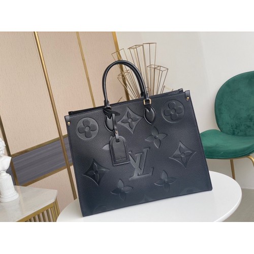 Louis Vuitton ONTHEGO Cuir d'origine GM M44925 Noir