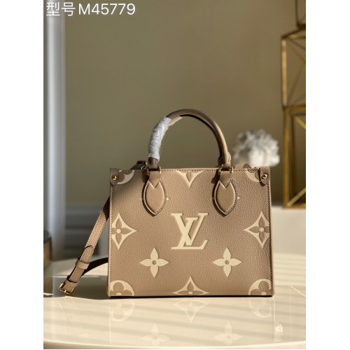 Louis Vuitton ONTHEGO Original Cuir PM M45779 Gris