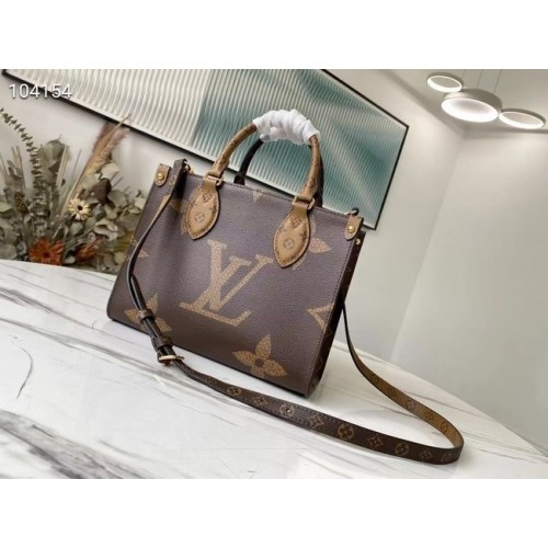 Sac cabas moyen Louis Vuitton Onthego M45039 MARRON