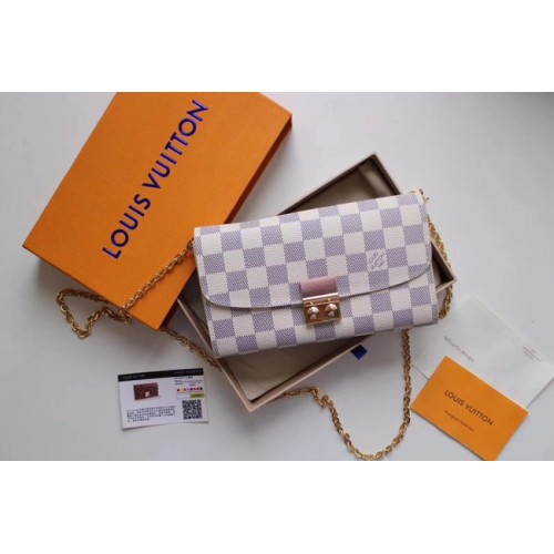 Louis Vuitton Original Damier Azur Canvas CROISETTE N61273