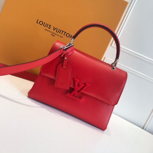 Louis Vuitton Original Epi Cuir Grenelle Petit Sac Cabas M53694 Rouge