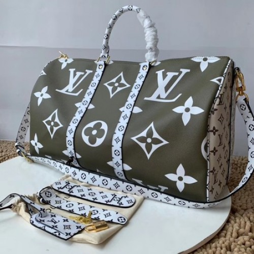 Louis Vuitton Original KEEPALL 50 M44590 Kaki