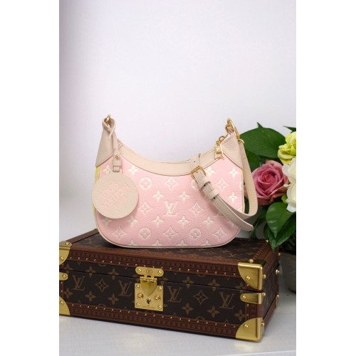 Louis Vuitton Bagatelle en cuir d'origine M46091 Rose