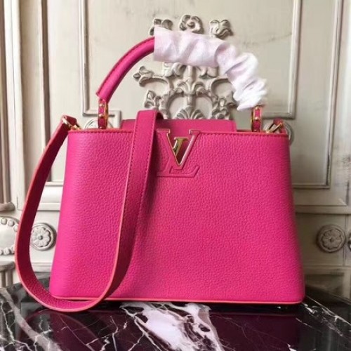 Louis Vuitton Cuir d'origine CAPUCINES BB M54419 Rose