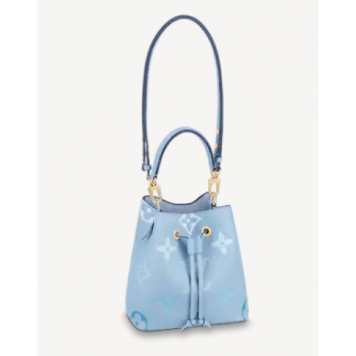 Louis Vuitton Cuir d'origine NEONOE BB M45709 Bleu d'été