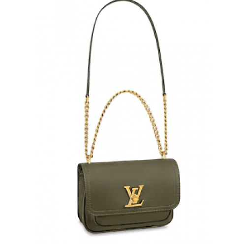Louis Vuitton Original Lockme chaîne petit sac à main M57067 Vert kaki