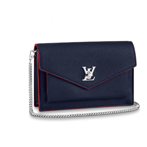 Louis Vuitton Original MYLOCKME Sac à chaîne M63471 Bleu royal