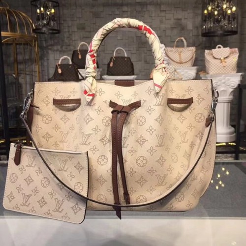 Louis Vuitton Original Mahina Cuir GIROLATA M54401 blanc cassé