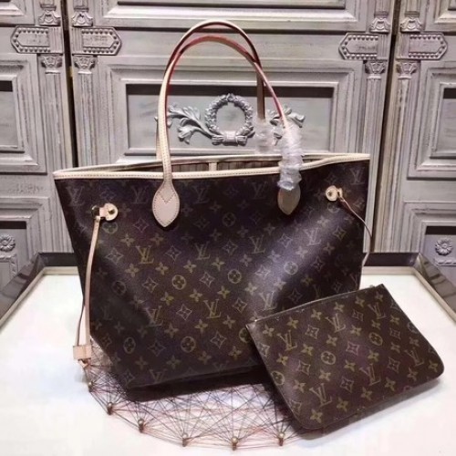 Louis Vuitton Original Toile Monogram NEVERFULL 40156 Abricot
