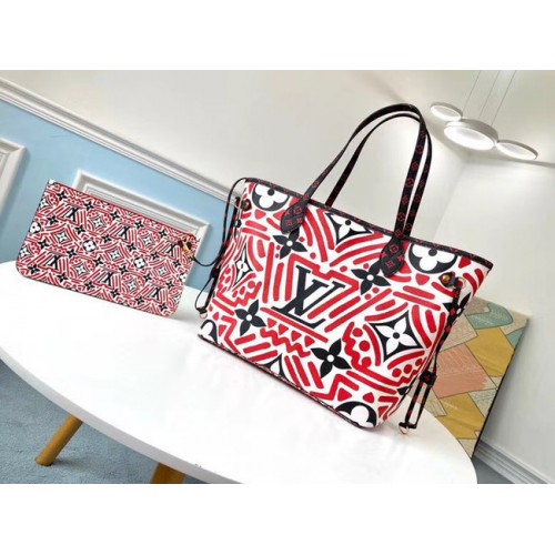 Louis Vuitton Original Toile Monogram NEVERFULL M44676 rouge