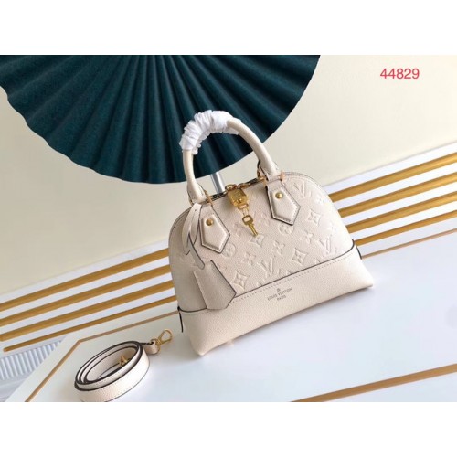 Louis Vuitton Original Monogram Empreinte NEO ALMA BB M44866 white