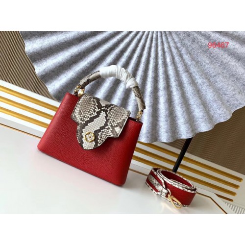 Louis Vuitton Original Cuir Taurillon CAPUCINES BB M95509 rouge