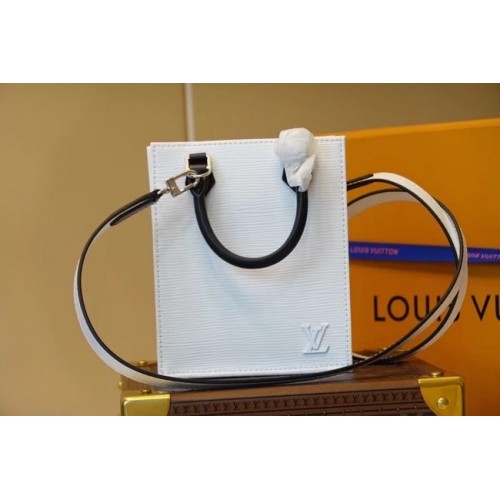 Louis Vuitton PETIT SAC PLAT M80168 blanc&noir