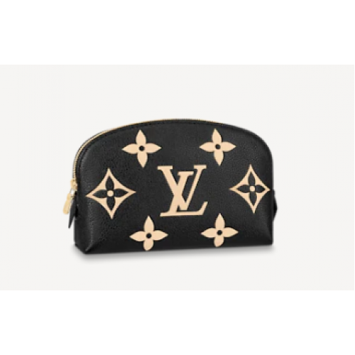 Louis Vuitton POCHETTE COSMETIQUE PM M59086 Noir&Beige