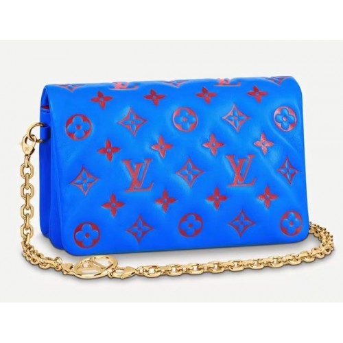 Louis Vuitton POCHETTE COUSSIN M80742 blue