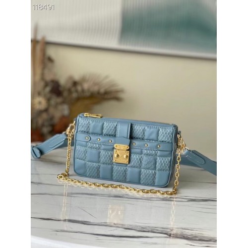 Louis Vuitton POCHETTE TROCA M59048 bleu ciel