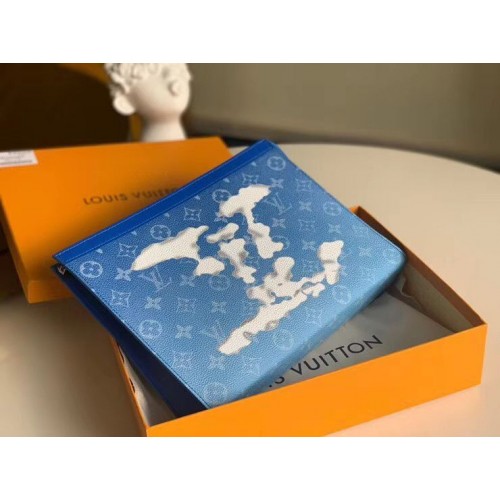 Louis Vuitton POCHETTE VOYAGE MM M45480 Bleu